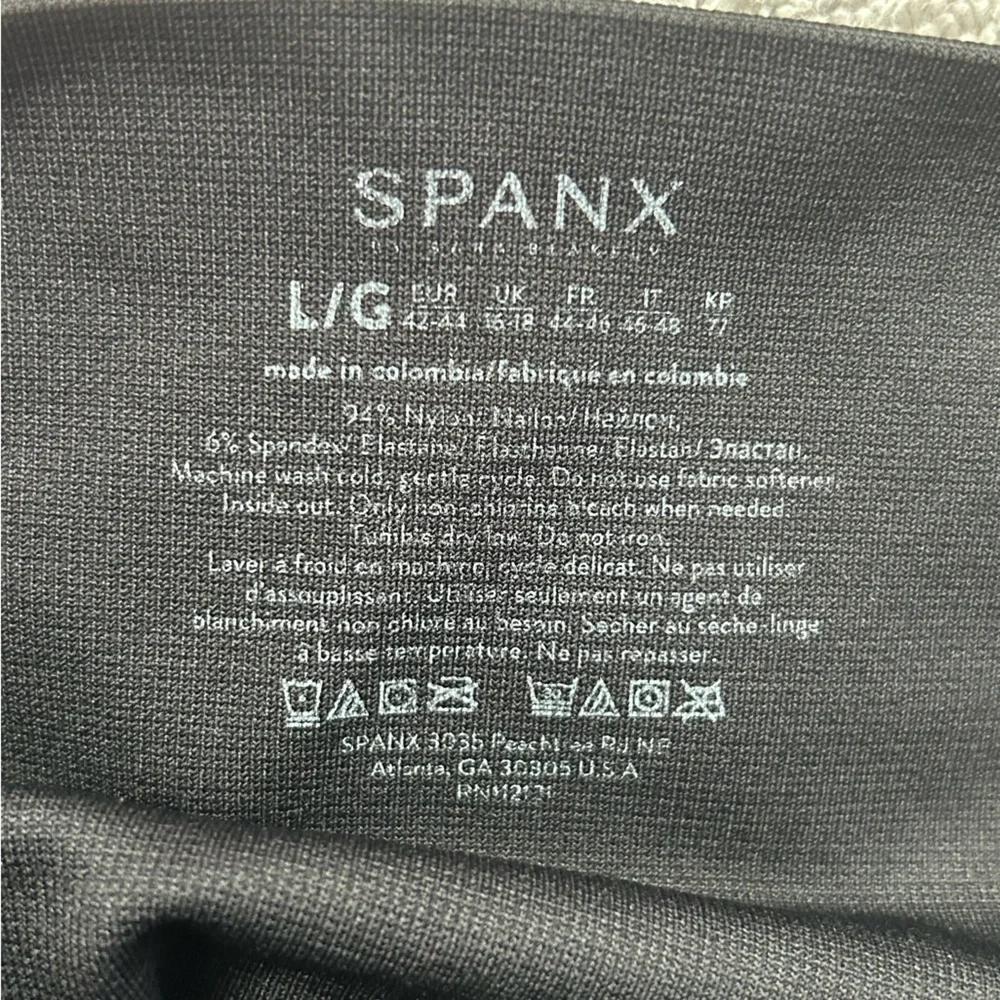 Black High-Waisted Spanks size large - Picture 3 of 3